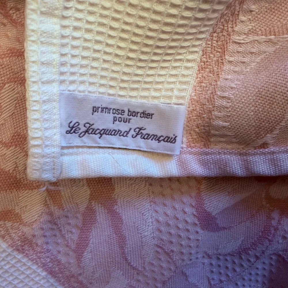 Le Jacquard Francais & Williams Sonoma Tea Towels Kitchen Pink & White